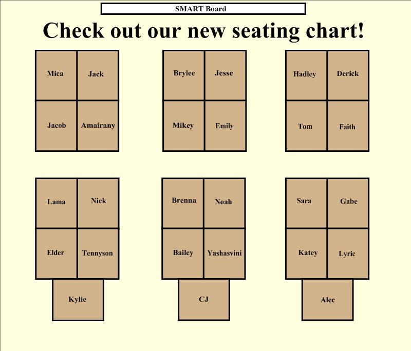 Make A Seating Chart Classroom